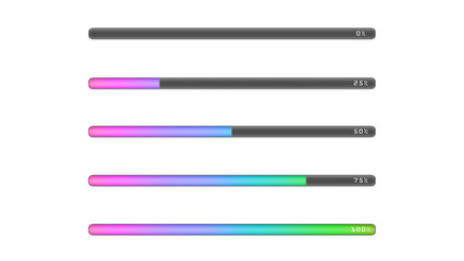 loading bar color pink