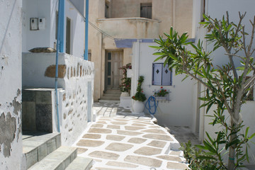 Back Street Alley Naoussa Cyclades Grece 09