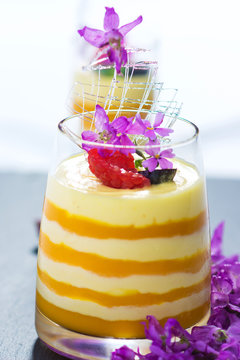 Yogurt Parfait With Passion Fruit Puree