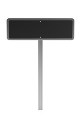 realistic 3d render of traffic sign