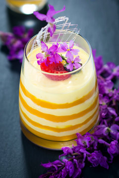 Yogurt Parfait With Passion Fruit Puree