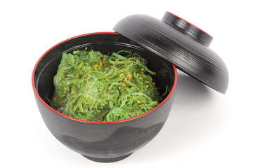 Japanese seaweed in the cup