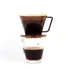 Drip coffee cup