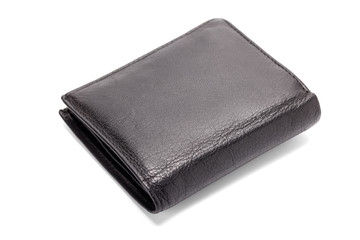 Black leather wallet