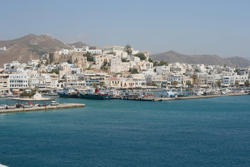 Fototapeta na wymiar Grecja Cyklady Naxos Chora 09