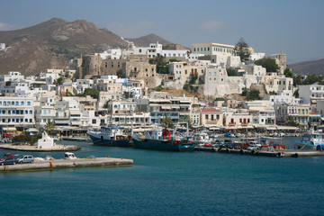 Fototapeta na wymiar Naxos Chora Grecja Cyklady 10