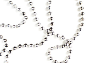 silver mardi grass beads