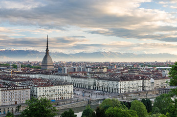 Turin (Torino), high definition panorama