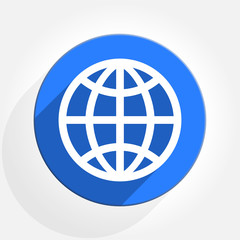 earth flat vector icon