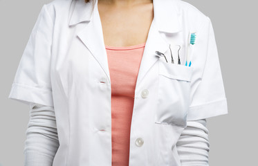 Female dentist