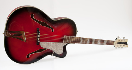 Obraz na płótnie Canvas Vintage archtop guitar