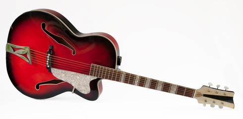Vintage archtop guitar