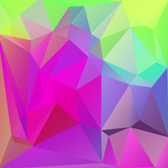 Abstract triangle geometric square colorful vector background