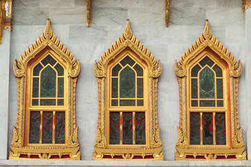 Elegant window of Marble temple