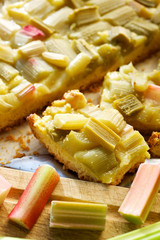 Rhubarb cake