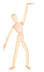 wooden Dummy with empty hand holding
