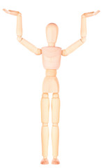 wooden Dummy with empty hand holding