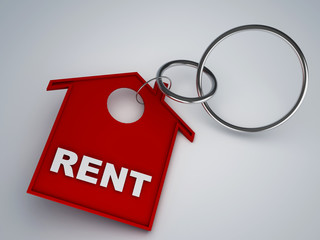rent house keychain symbol