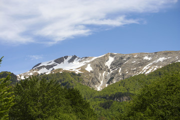 Fototapeta na wymiar Szczyty górskie