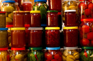 conserved fruits and vegetables