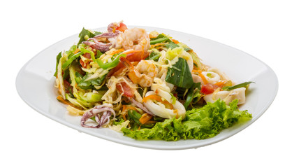 Asian seafood salad