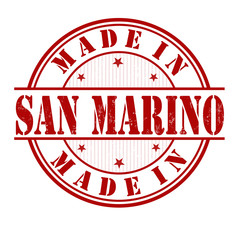 Made in San Marino stamp
