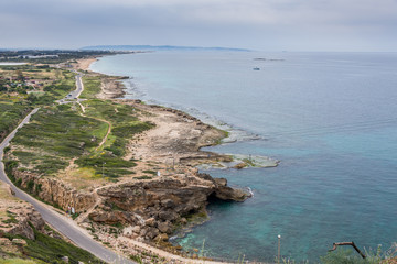 View south from Rosh HaNikra