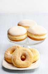 Sugar ring donuts