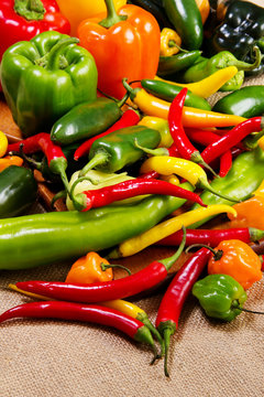 Chilli pepper still life