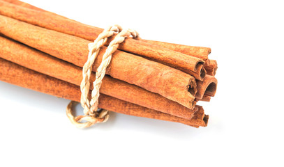 Cinnamon  isolated on white background