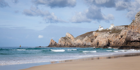 Coastal Seascape with a Lighthouse © Mcdonojj