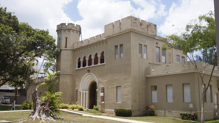 Obraz premium Edificio Colonial, Caribe, Puerto Rico