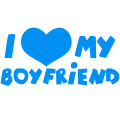 I Love my Boyfriend Comic Toon