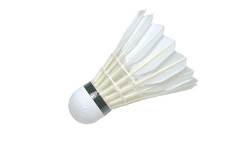 The shuttlecock isolated