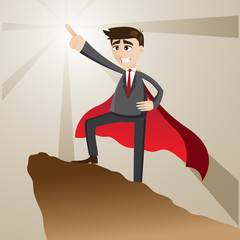 cartoon businessman as leader form