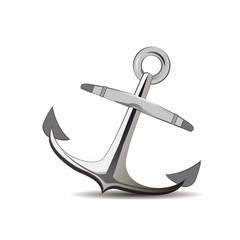 metal anchor cartoon style