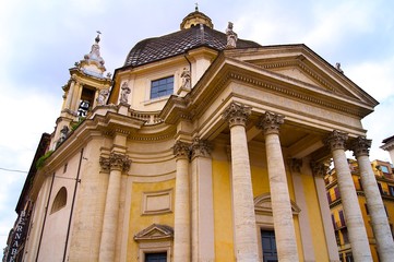 Fototapeta na wymiar Baroque church