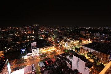 Ho Chi Minh City Skyline at Night