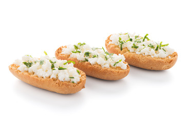 Crispbread with fromage