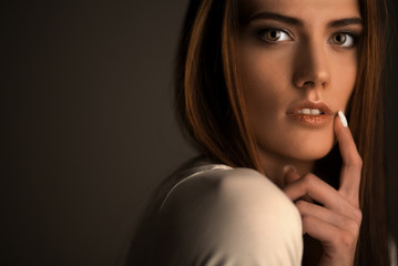 Fototapeta premium Pretty young woman