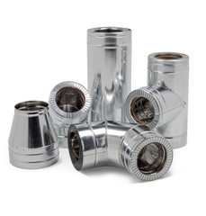 chimney with stainless steel