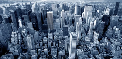 Keuken foto achterwand Manhattan Bovenaanzicht van Manhattan
