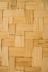 Bamboo weave wall