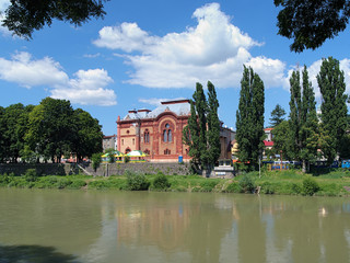 Fototapeta na wymiar Synagoga Stara Użhorod, Zakarpacie, Ukraina