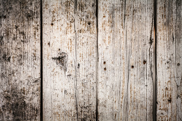Close up of white planks