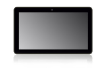 Black tablet with shadow