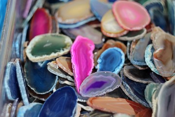 Colored Agate Slabs