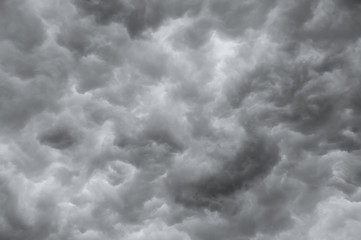 Dark storm clouds background