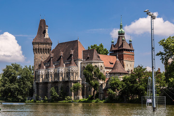 The Vajdahunyad castle, Budapest main city park