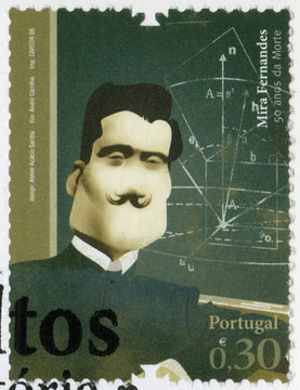 PORTUGAL - 2008: shows Mira Fernandes (1884-1958), mathematician